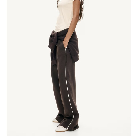 Women's Brown Wide-Leg Pants - Picture 6 of 8